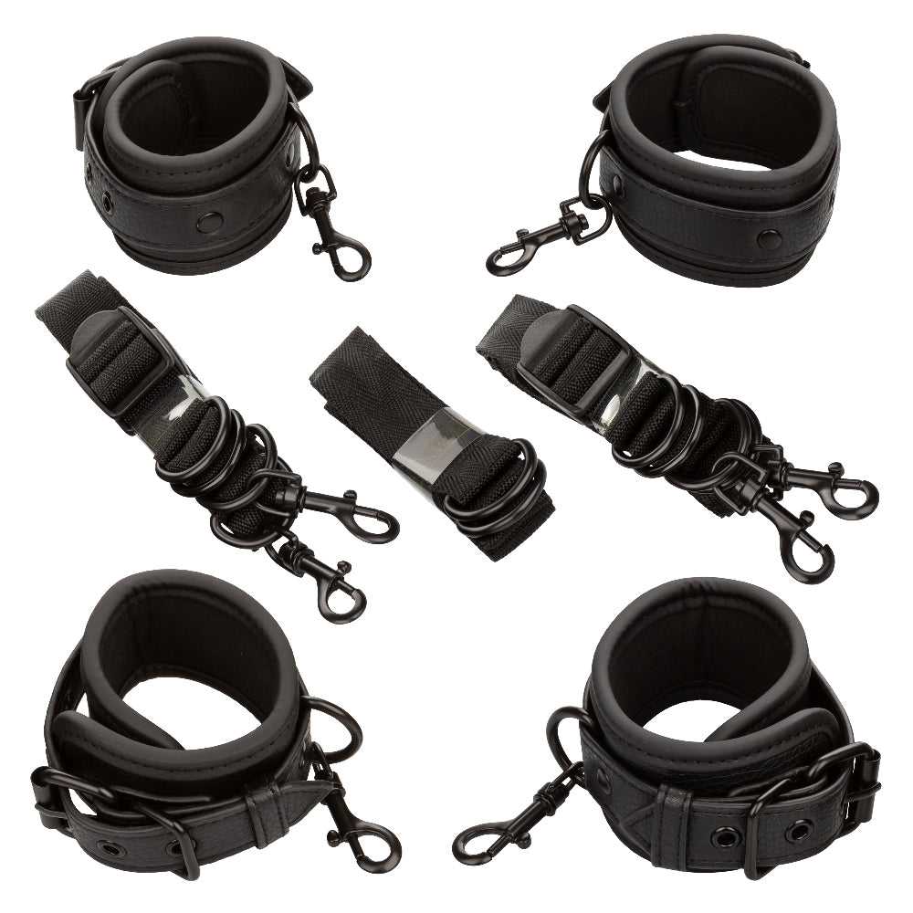 Nocturnal Collection Bed Restraints - Black Luxe Ember Essentials