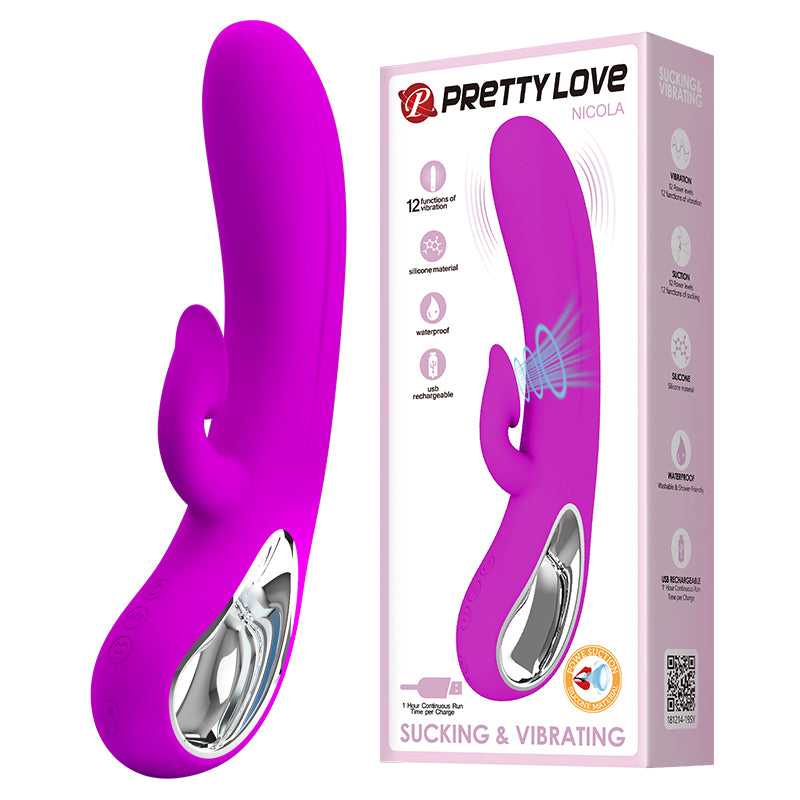 Pretty Love Nicola Sucking and Vibrating Luxe Ember Essentials