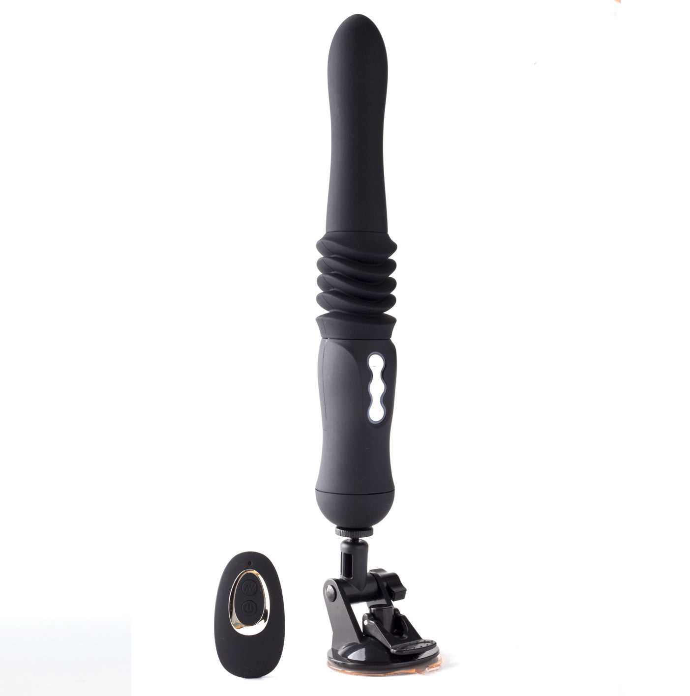 Max Silicone Thrusting Portable Love Machine - Black Luxe Ember Essentials