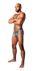 Dirty Denim - Bikini - Small - Denim Luxe Ember Essentials