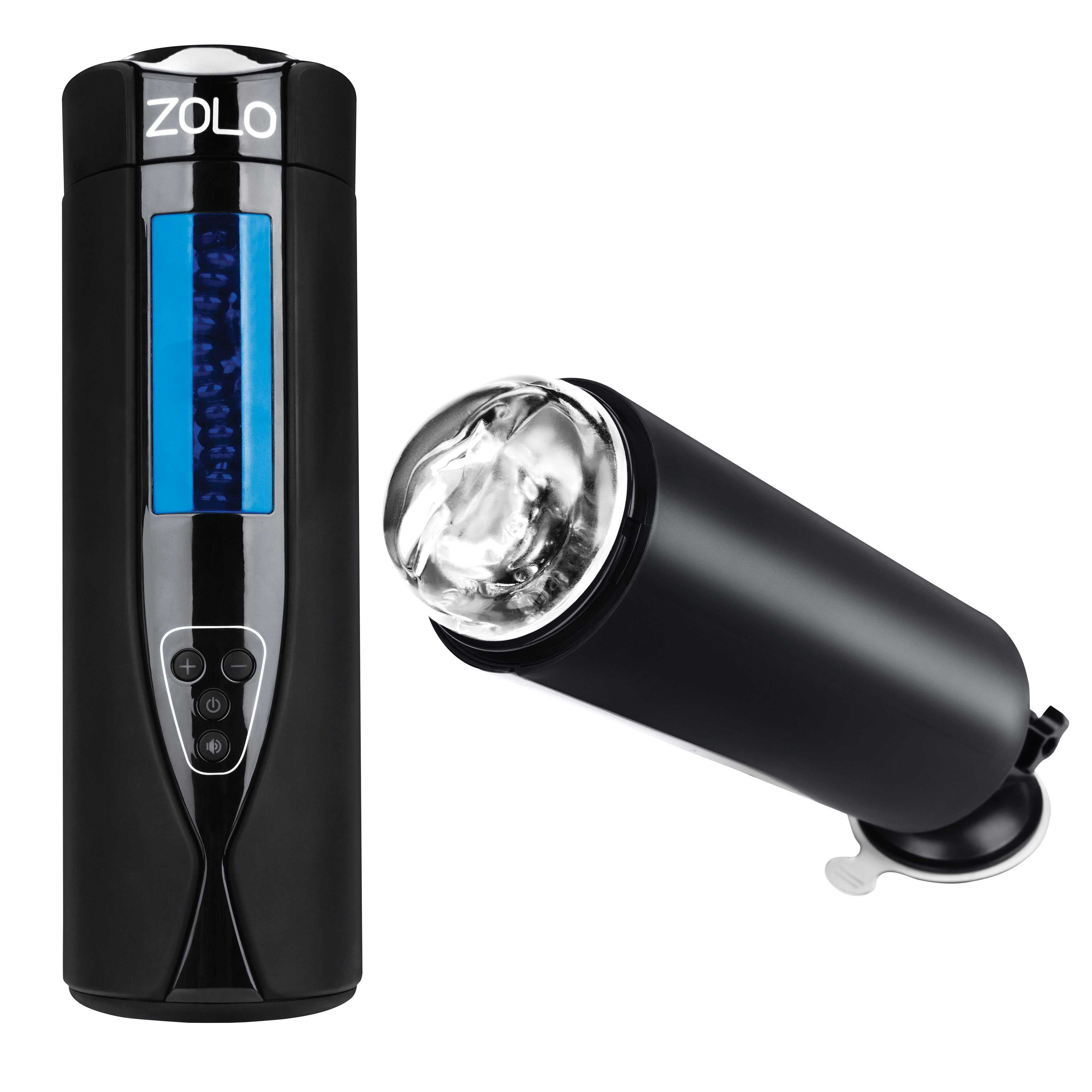 Zolo Tornado Rechargeable Masturbator - Black Luxe Ember Essentials
