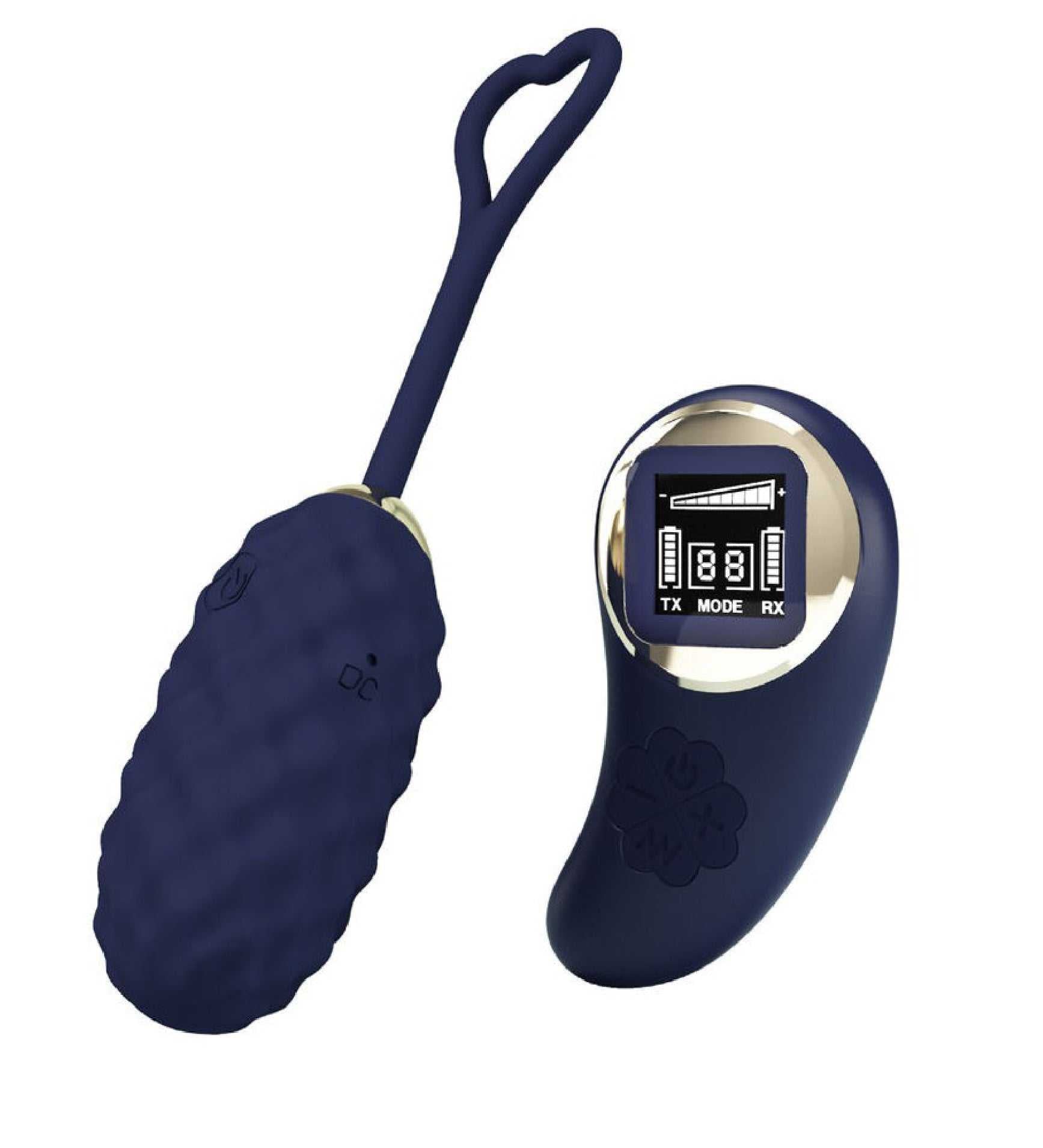 Vivian Remote Control Vibrating Egg - Blue Luxe Ember Essentials