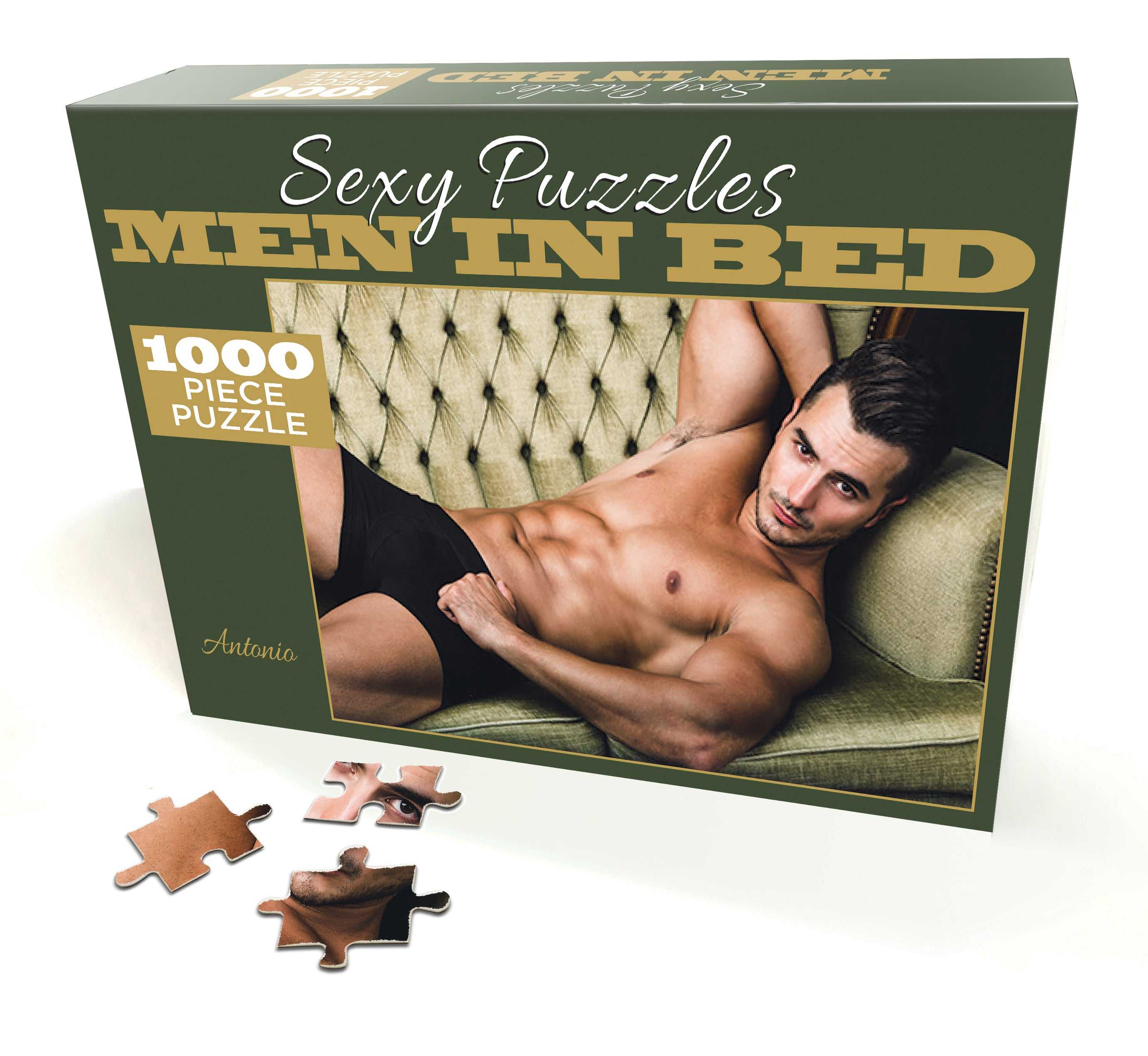 Sexy Puzzles - Men in Bed - Antonio Luxe Ember Essentials