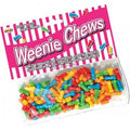 Weenie Chews Multi Flavor Assorted Penis Shaped Candy - 125 Piece Bag Luxe Ember Essentials