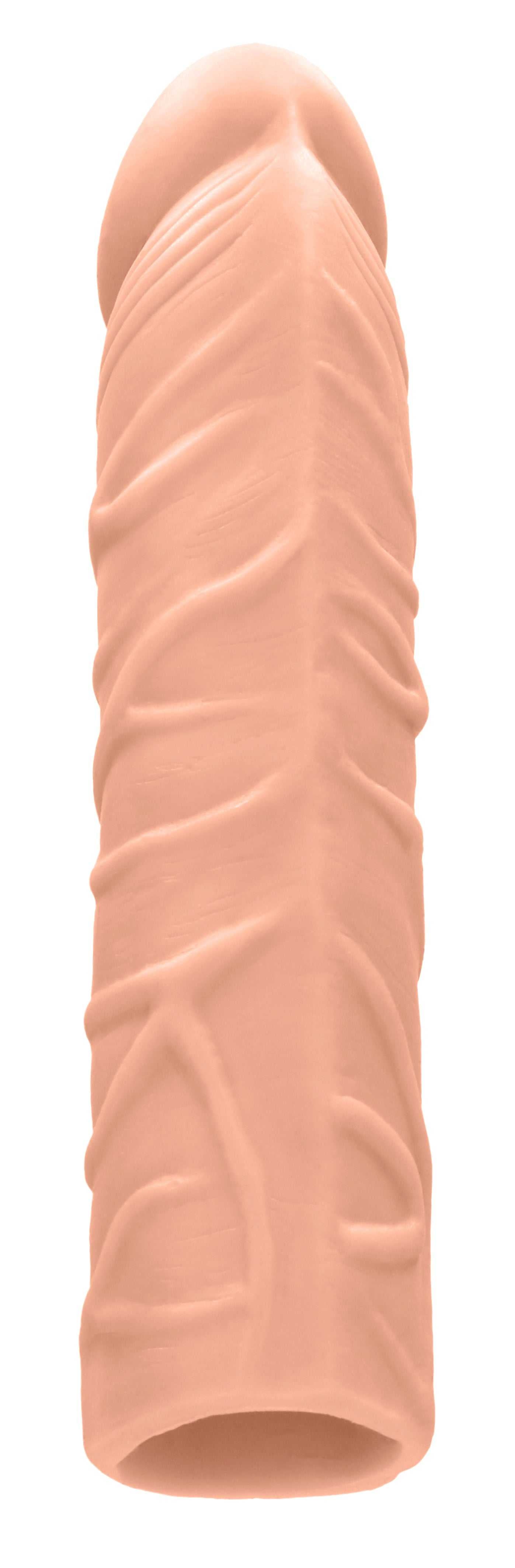 7 Inch Penis Sleeve - Flesh Luxe Ember Essentials