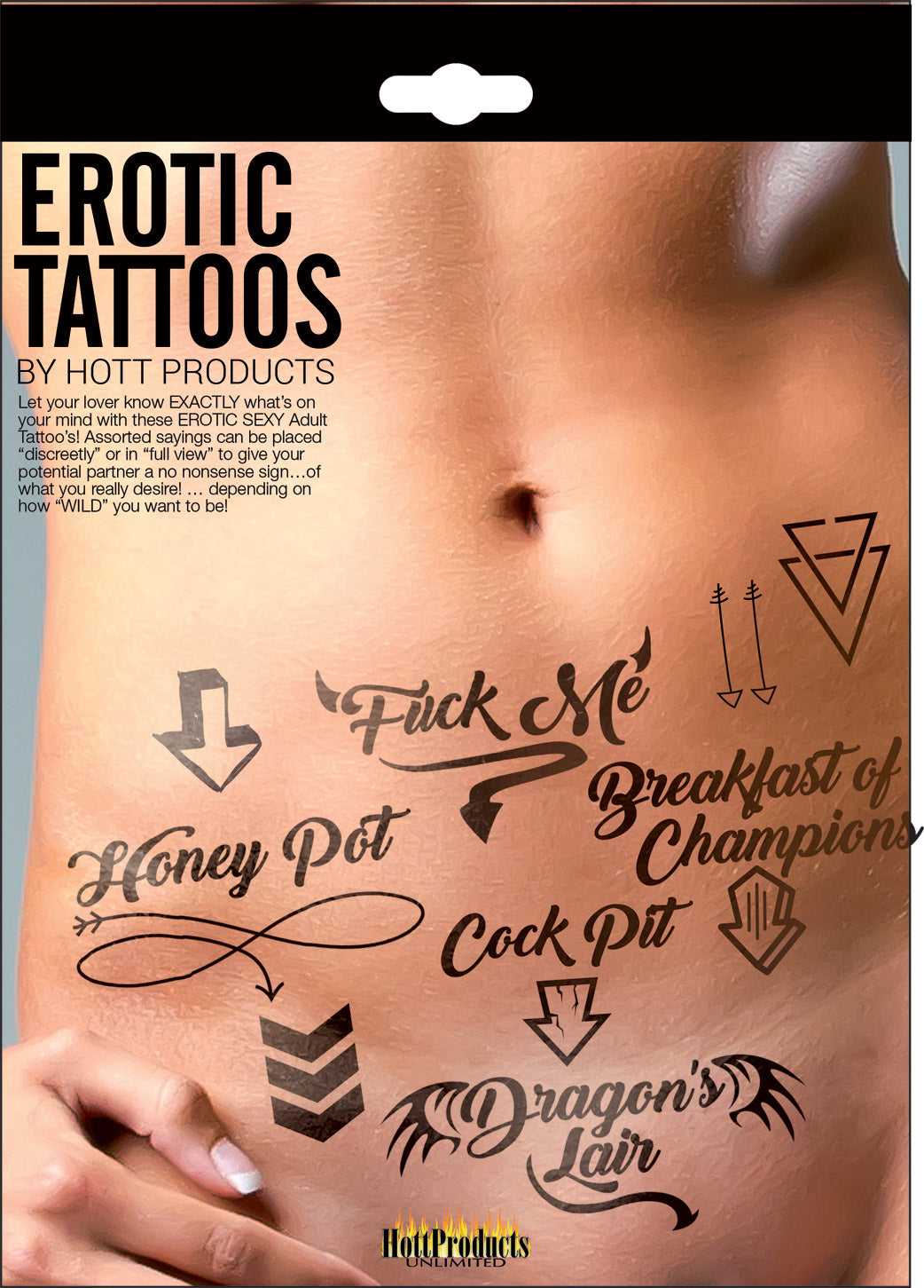 Erotic Tattoo's - Assorted Pack Luxe Ember Essentials