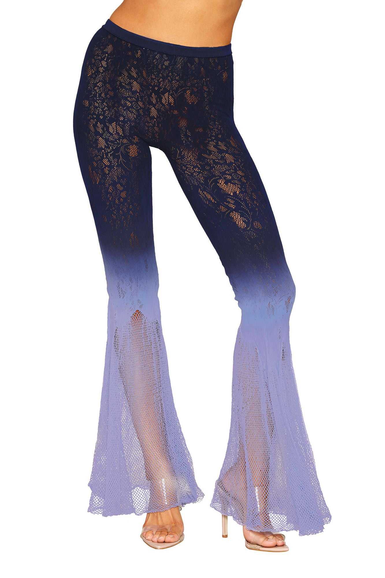 Flair Leg Pantyhose - One Size - Denim/hydrangea Luxe Ember Essentials