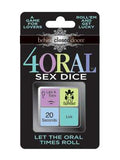 Behind Closed Doors - 4 Oral Sex Dice Luxe Ember Essentials