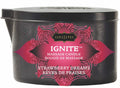Ignite Strawberry Dreams Massage Candle - 6 Oz. Luxe Ember Essentials