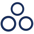 Tripple Grip Cock Ring Set - Blue Luxe Ember Essentials