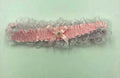 Satin Leg Garter - One Size - Baby Pink With White Lace Luxe Ember Essentials