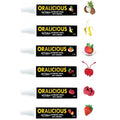Oralicious Flavored Oral Sex Cream 144pc Display - of 2ml Tubes Luxe Ember Essentials
