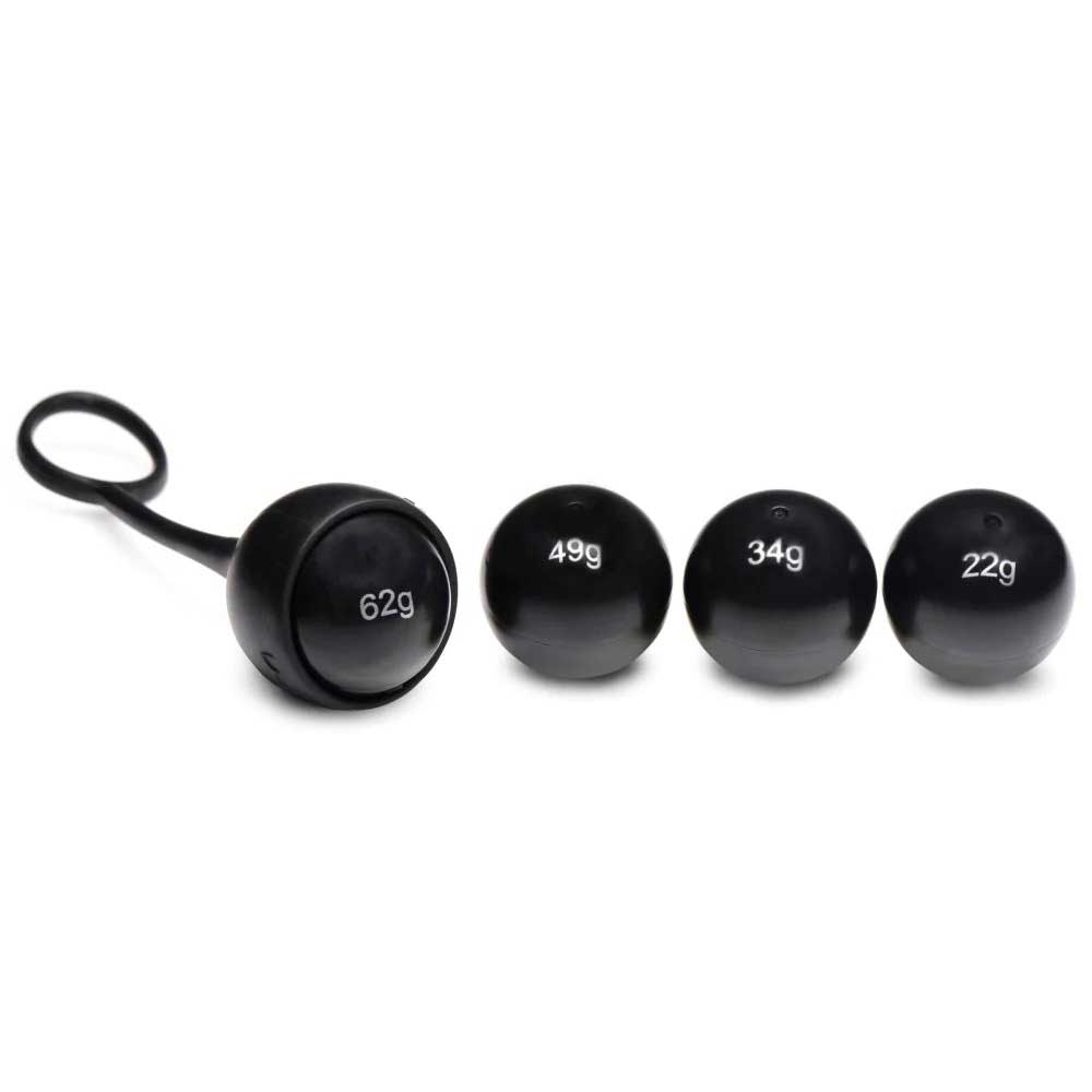 Cock Dangler Silicone Penis Strap With Weights - Black Luxe Ember Essentials
