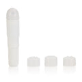Compact Waterproof Personal Travel Massager With 4 Tips - White Luxe Ember Essentials