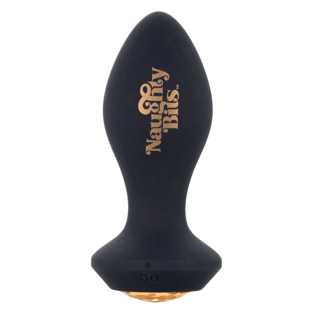 Naughty Bits Shake Your Ass Petite Vibrating Butt Plug Luxe Ember Essentials