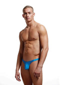 Low Rise Thong - Medium/large - Blue Luxe Ember Essentials