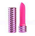 Roxie Crystal Gem Lipstick Bullet Vibrator - Pink Luxe Ember Essentials