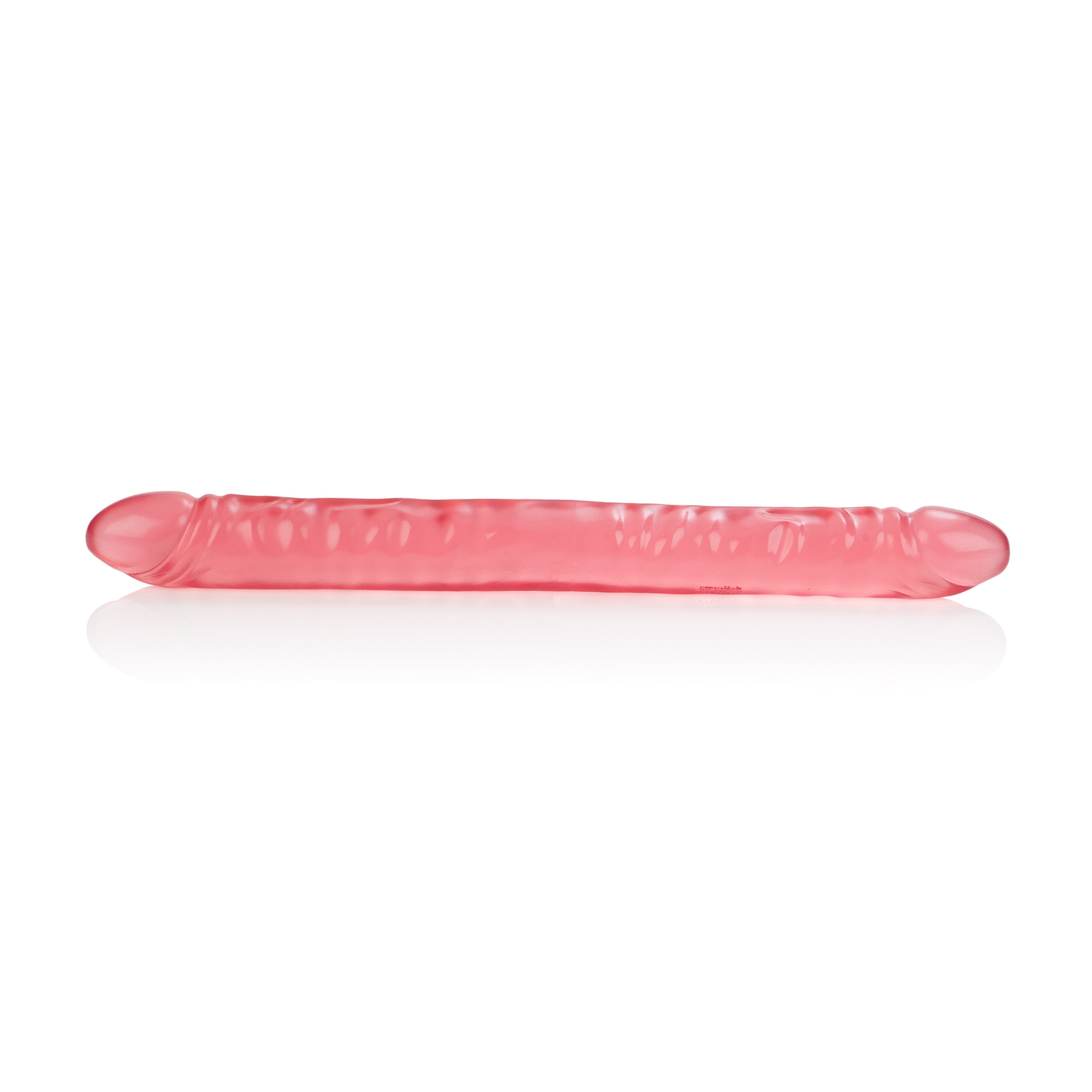 Translucence 18 Inches Veined Double Dong Luxe Ember Essentials
