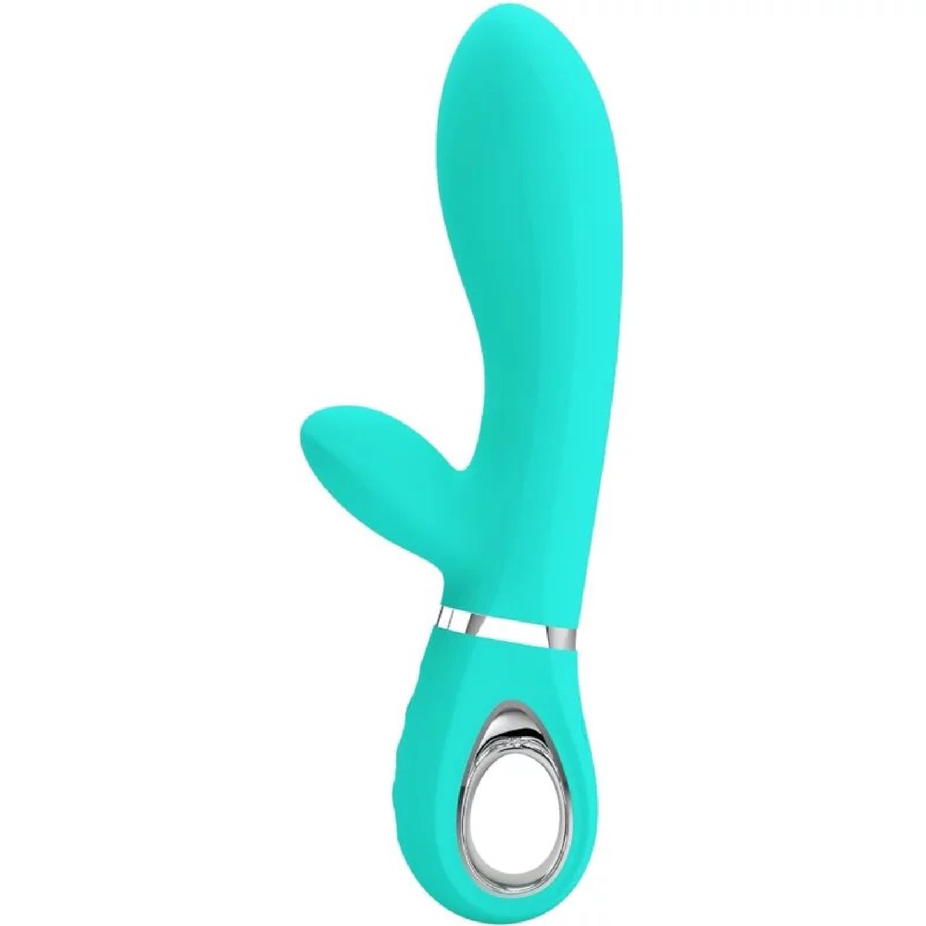 Thomas Super Soft Silicone Rabbit Vibrator - Turquoise Luxe Ember Essentials