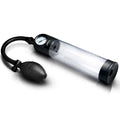 Pump Up Gauge Penis Pump With Bulb - Clear Luxe Ember Essentials