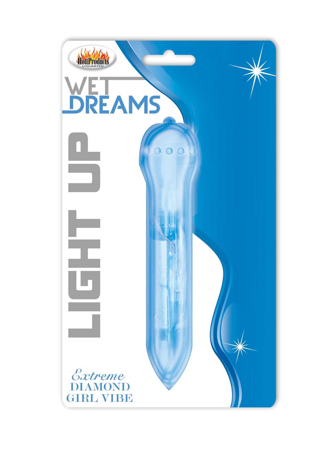 Wet Dreams Light Up Extreme Diamond Girl Vibe - Blue Luxe Ember Essentials