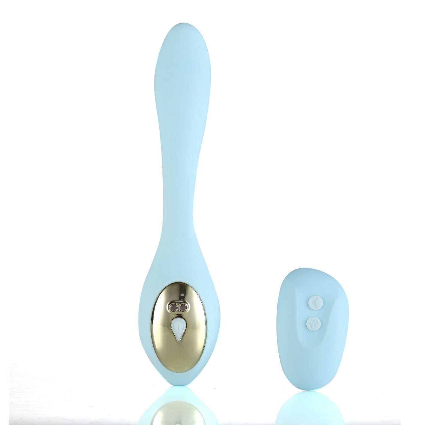 Harmonie Rechargeable Remote Silicone Bendable Vibrator - Teal Luxe Ember Essentials