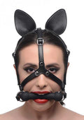 Dark Horse Pony Head Harness With Silicone Bit Luxe Ember Essentials