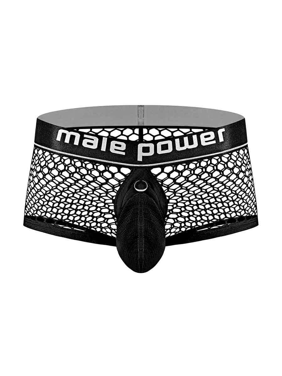 Cock Pit Net Mini Cock Ring Short - Extra Large - Black Luxe Ember Essentials
