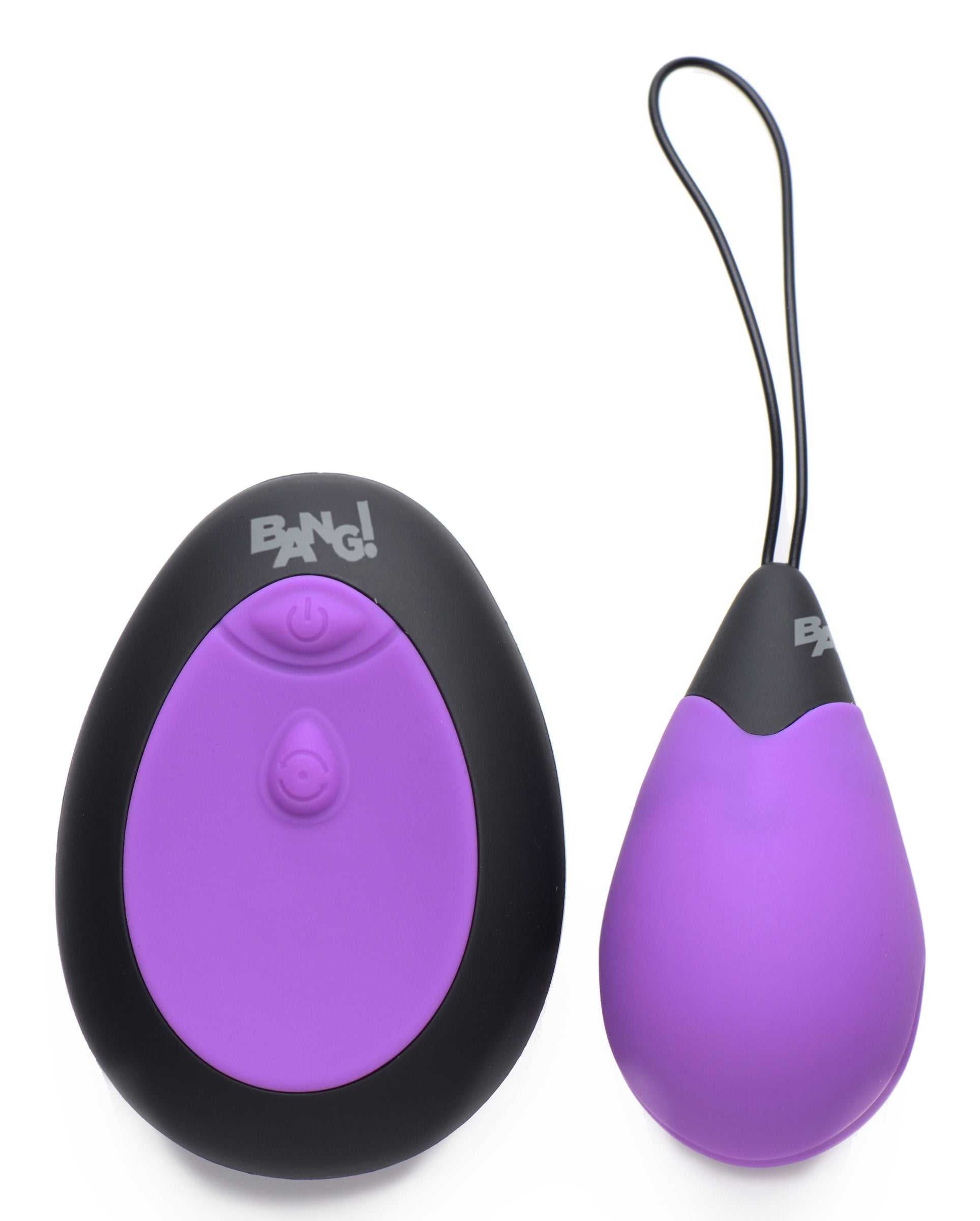 Bang - 10x Silicone Vibrating Egg - Purple Luxe Ember Essentials