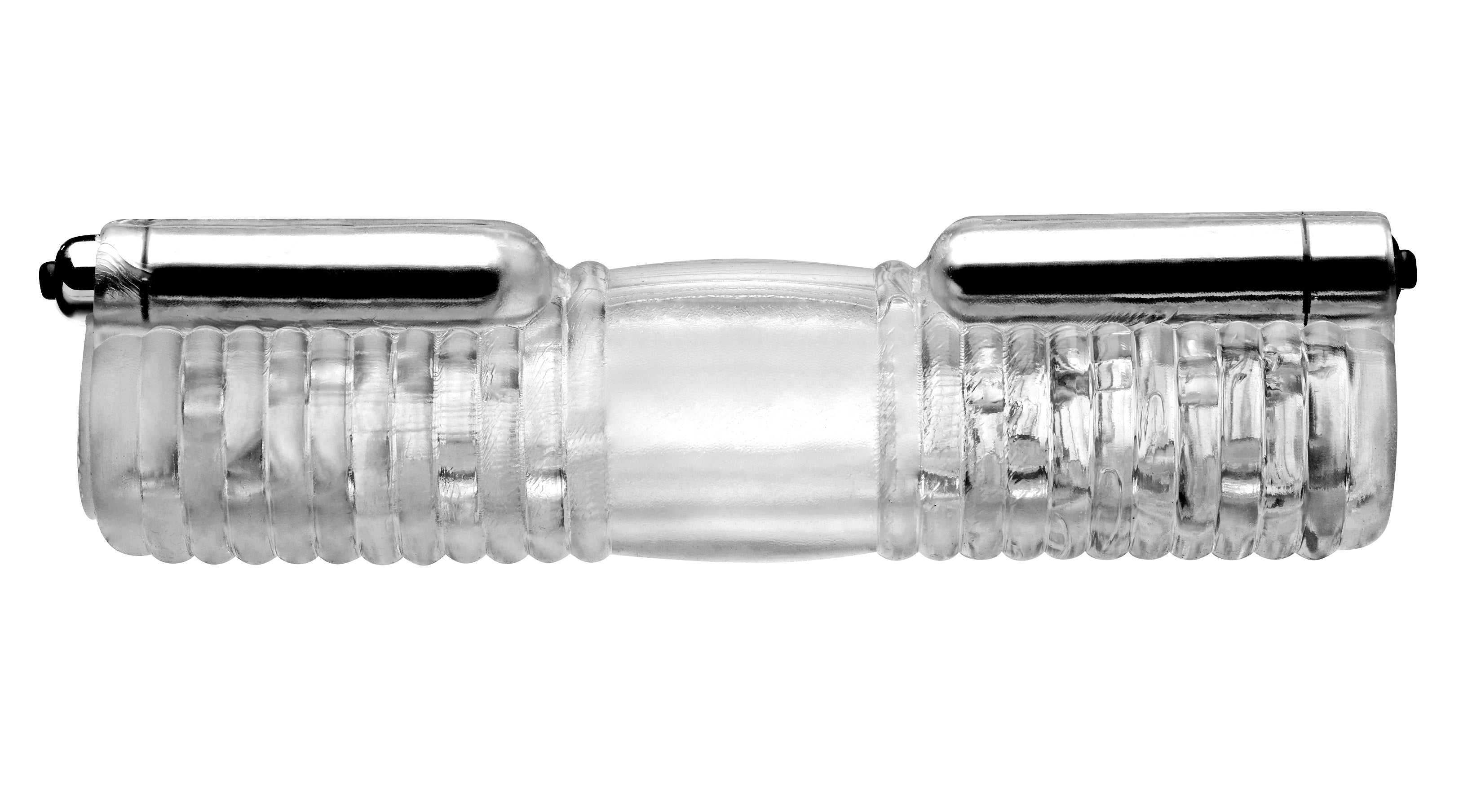 Tom of Finland Head to Head Vibrating Sleeve Luxe Ember Essentials
