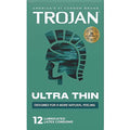 Trojan Sensitivity Ultra Thin Lubricated Condoms - 12 Pack Luxe Ember Essentials
