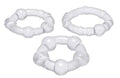 Performance Penis Ring Set of 3 - Clear Luxe Ember Essentials