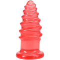 "Crystal Jellies - Anal Twist - 6 Inch Pink DJ0289-12-CD"