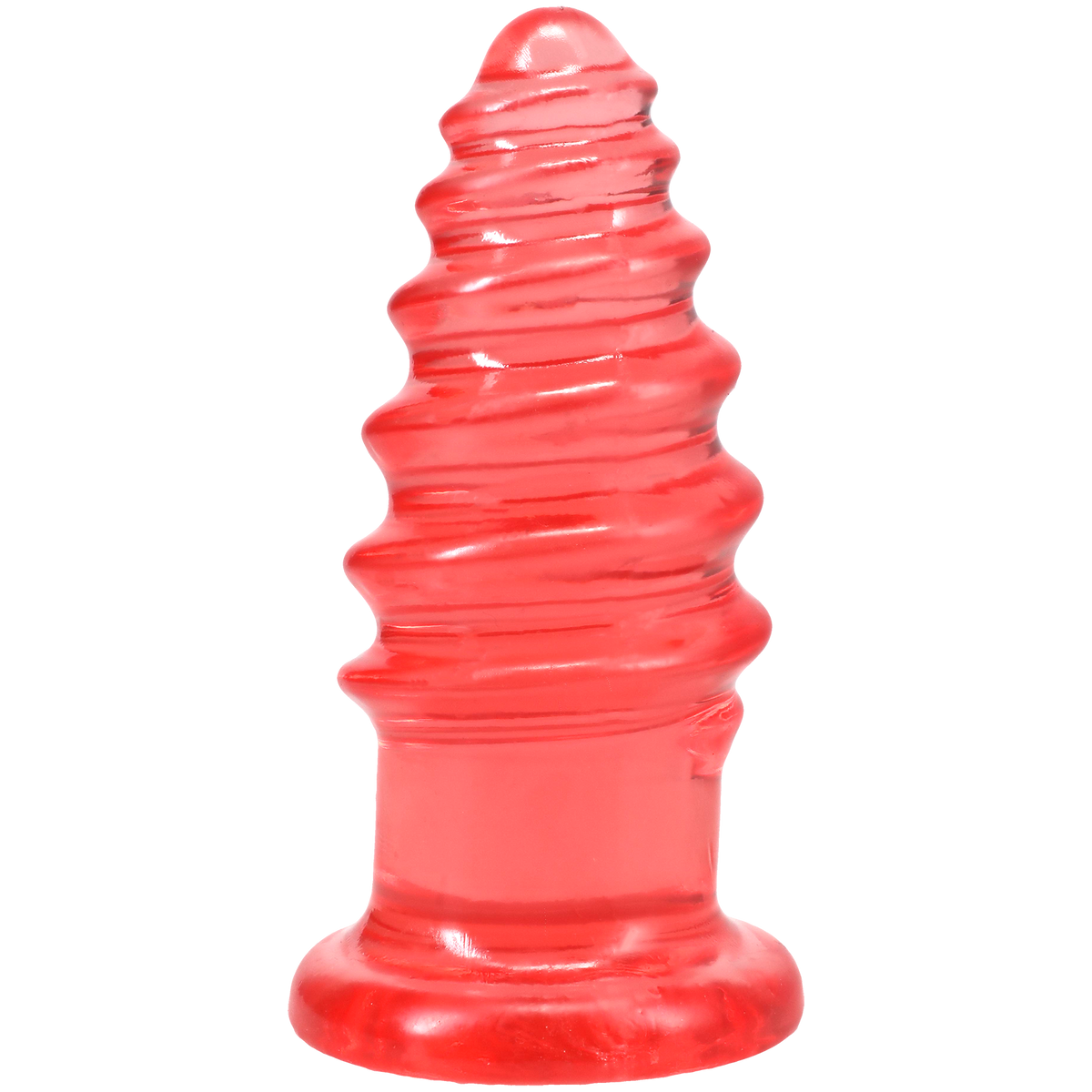 "Crystal Jellies - Anal Twist - 6 Inch Pink DJ0289-12-CD"