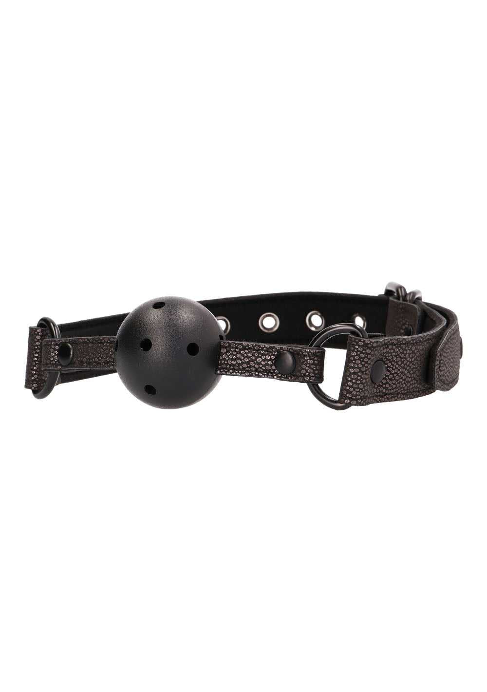 Ouch - Elegant Ball Gag - Titanium Grey Luxe Ember Essentials