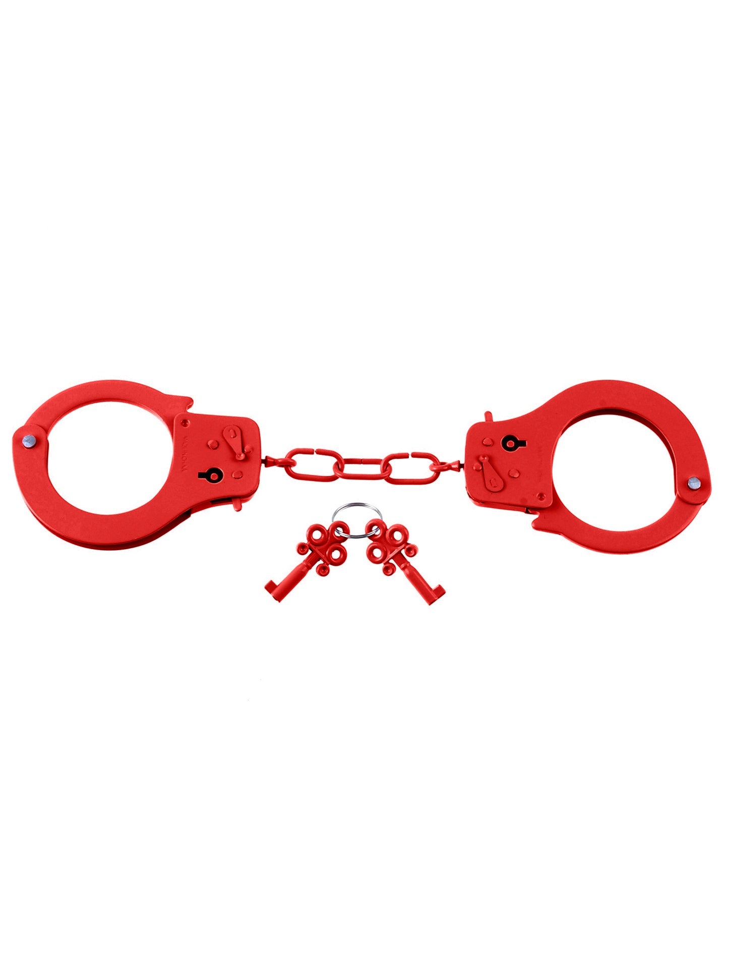 Fetish Fantasy Series Metal Handcuffs - Red Luxe Ember Essentials