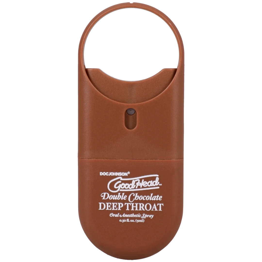 "Goodhead - Deep Throat Spray to-Go - Double Chocolate - .30 Fl. Oz. DJ1366-26-CD"
