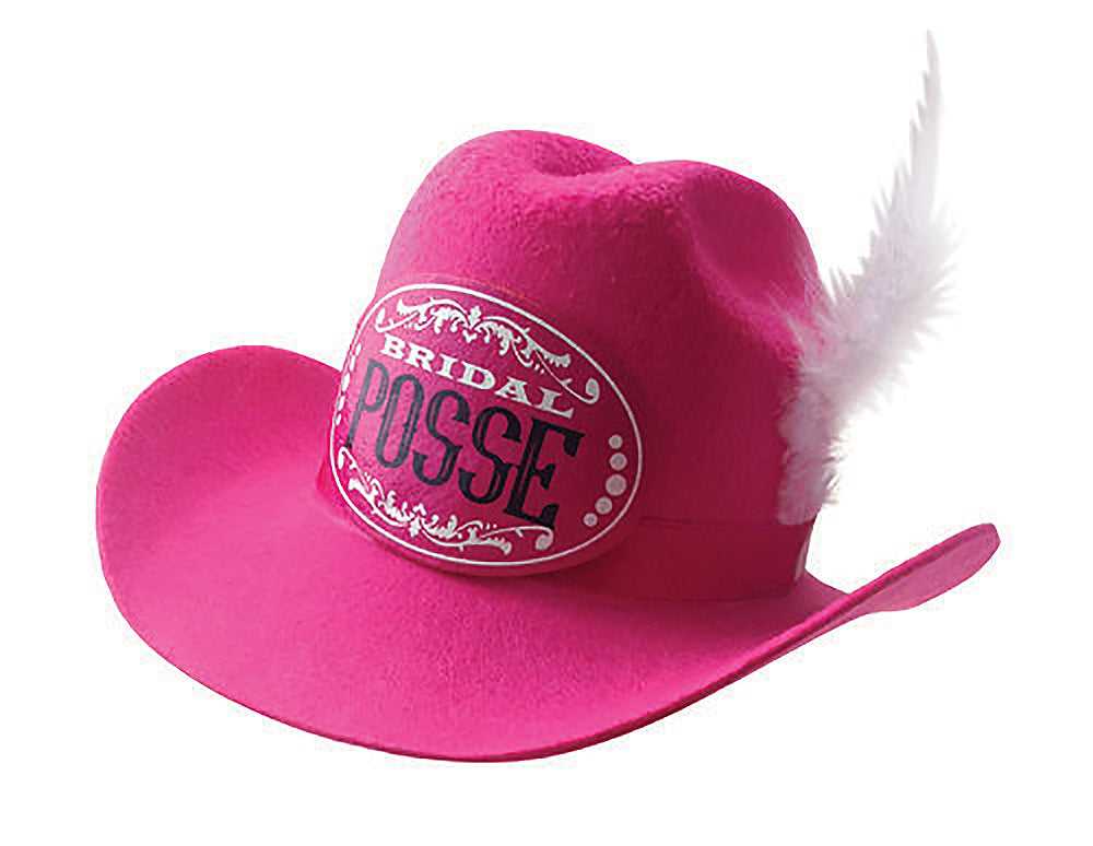 Gettin' Hitched Clip-on Cowgirl Posse Party Hat Luxe Ember Essentials