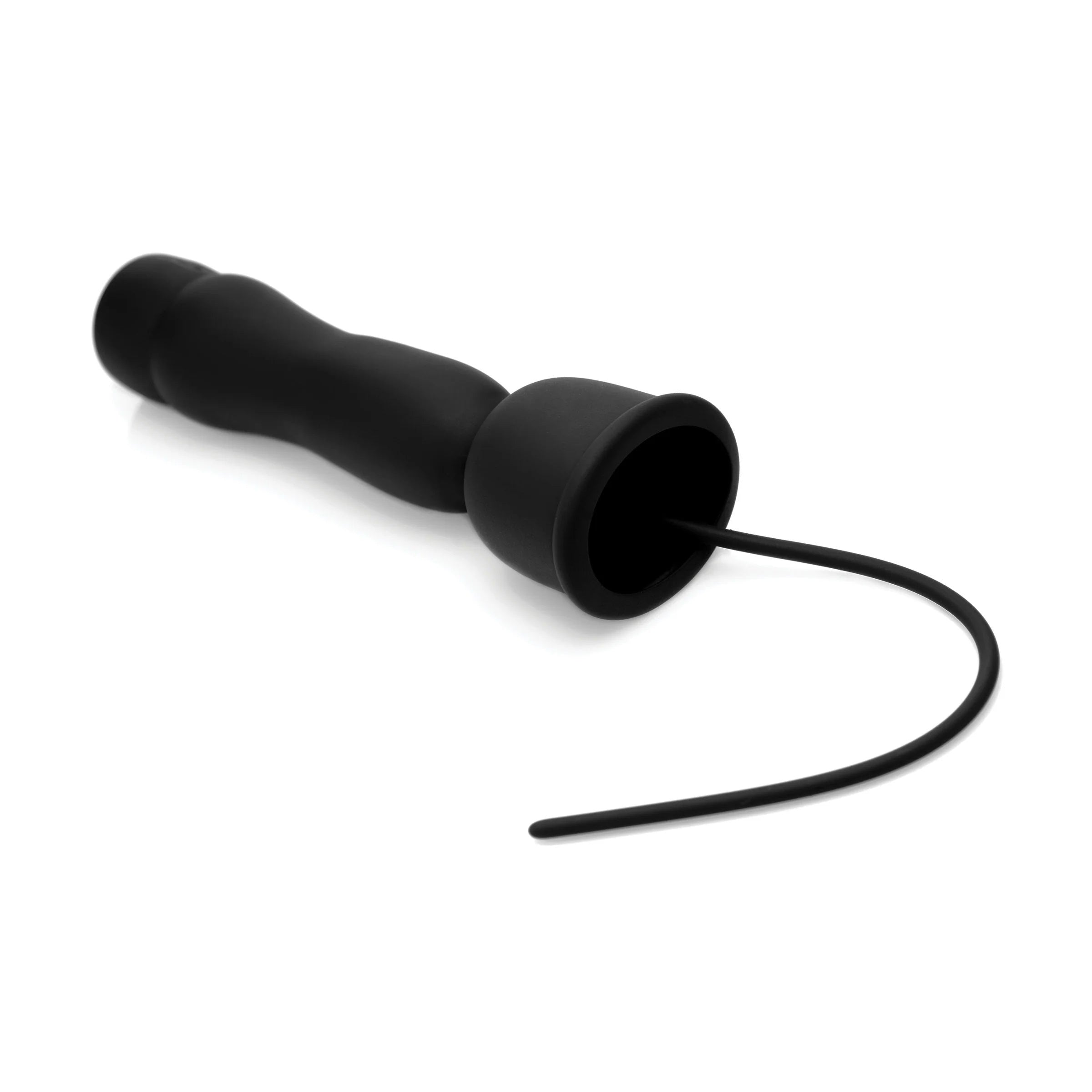 16x Penis Head Teaser With Urethral Sound - Black Luxe Ember Essentials