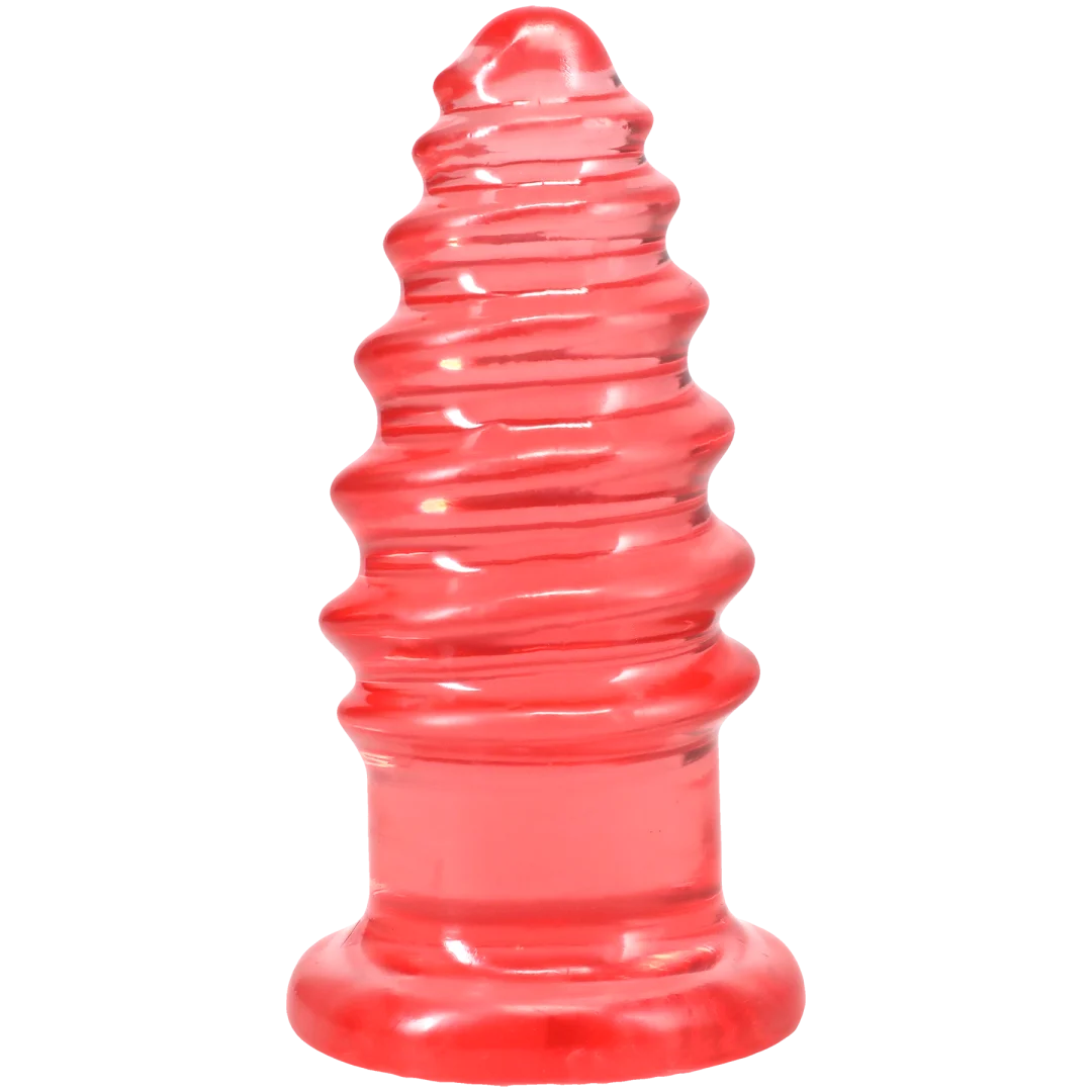 "Crystal Jellies - Anal Twist - 5 Inch Pink DJ0289-08-CD"