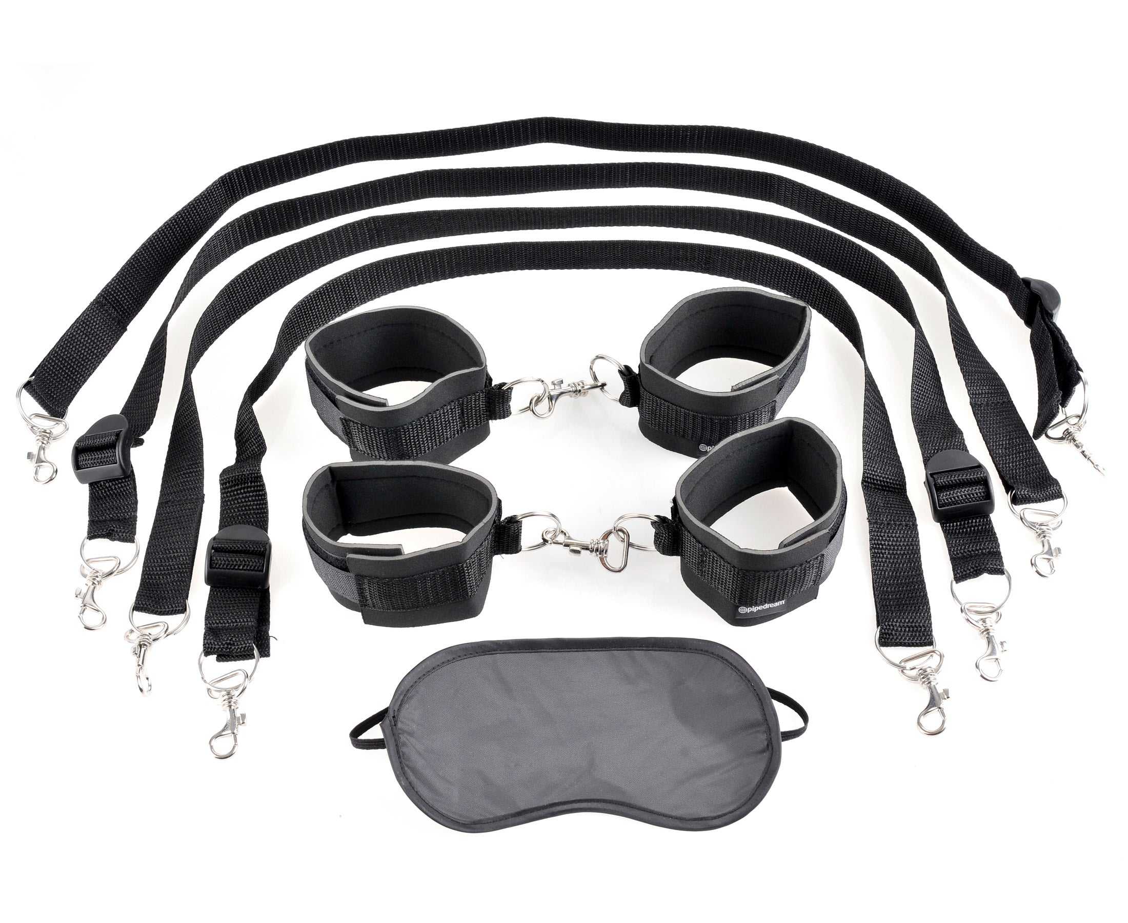 Fetish Fantasy Series Cuff and Tether Set Luxe Ember Essentials