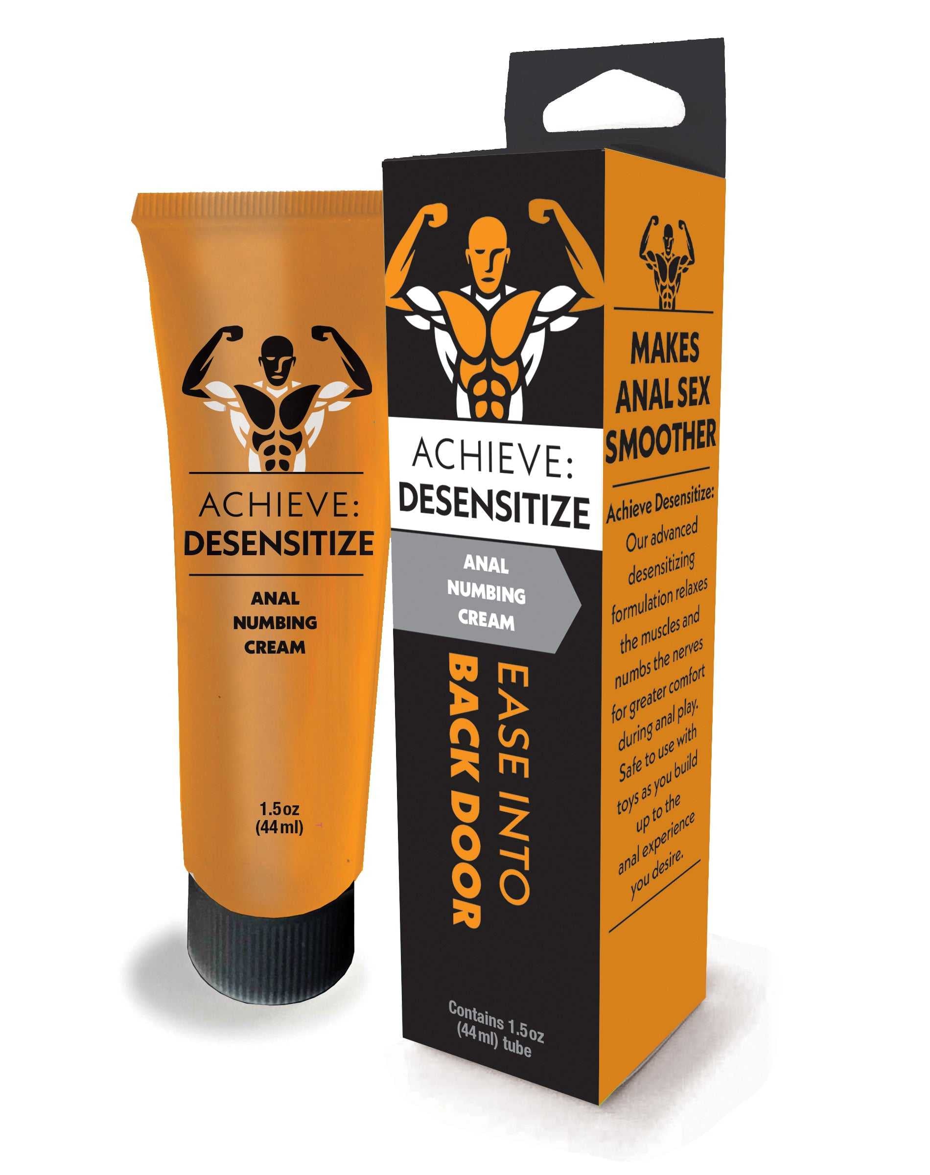 Achieve Desensitize - Anal Numbing Cream 1.5 Oz Luxe Ember Essentials