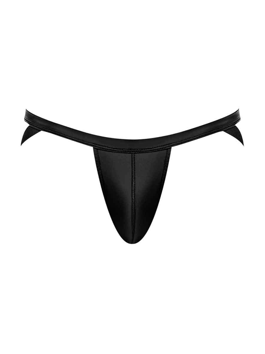 Cage Matte Strappy Ring Jock - L/ XL - Black Luxe Ember Essentials