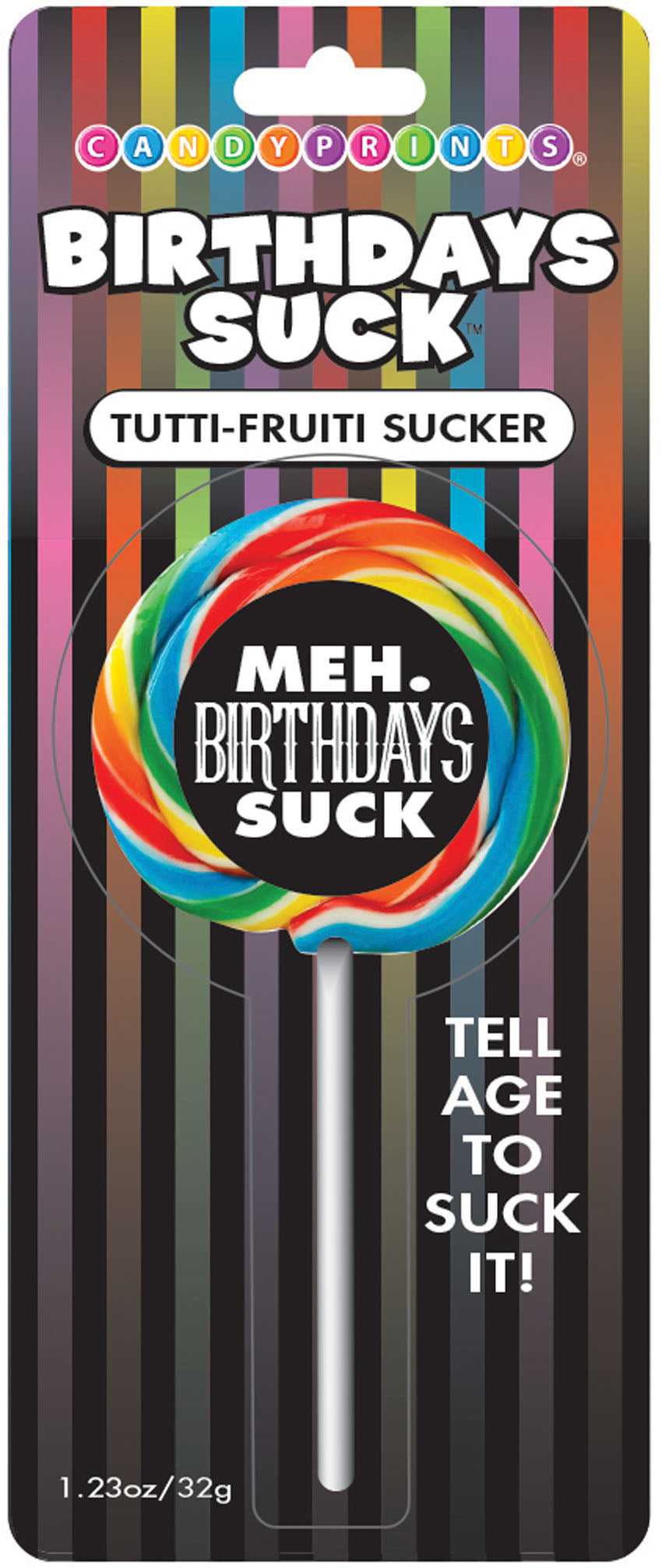 Birthdays Suck Meh Lollipop Luxe Ember Essentials