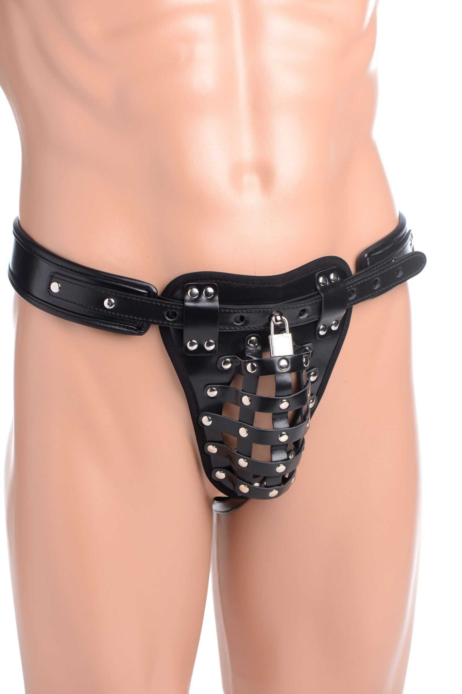 Netted Male Chastity Jock Luxe Ember Essentials