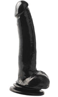 Basix Rubber Works 9 Inch Suction Cup Thicky - Black Luxe Ember Essentials