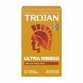 "Trojan Stimulations Ulta Ribbed - 12 Pack TJ94752"