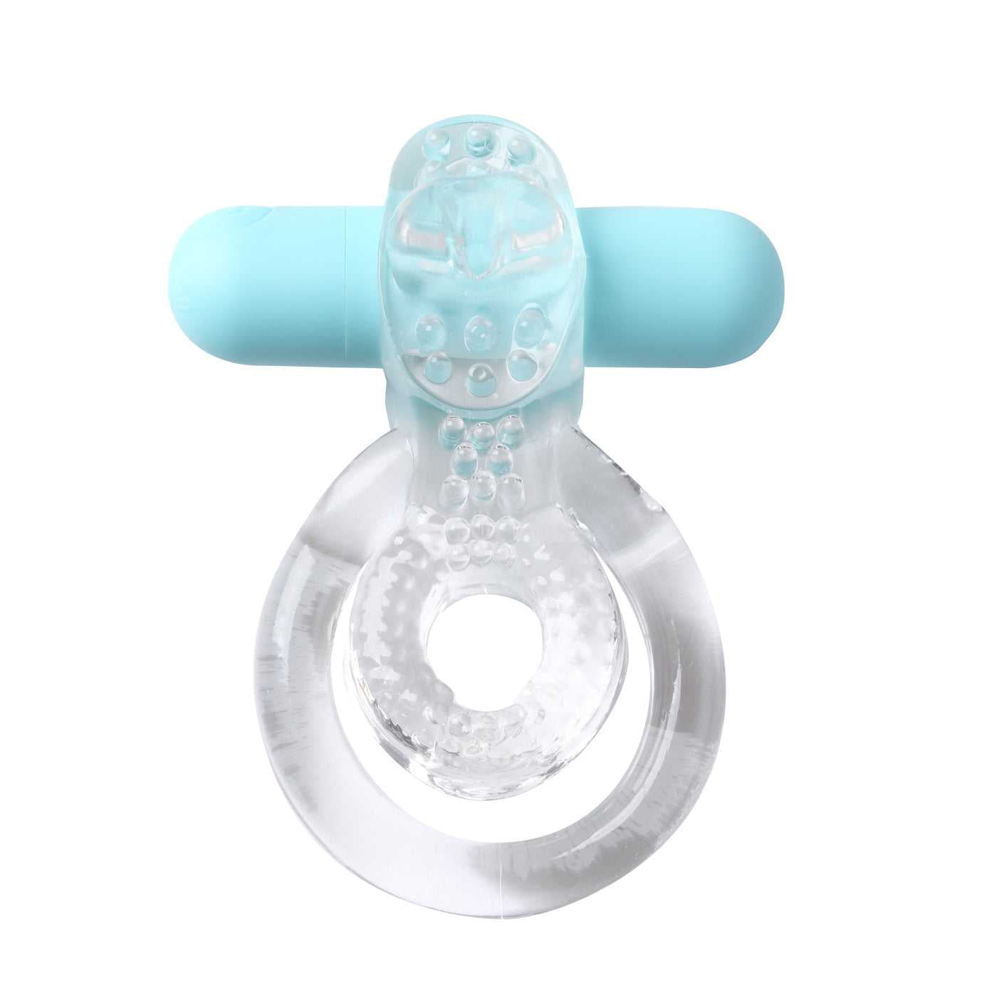 Jayden Vibrating Erection Enhancer Ring - Clear Luxe Ember Essentials