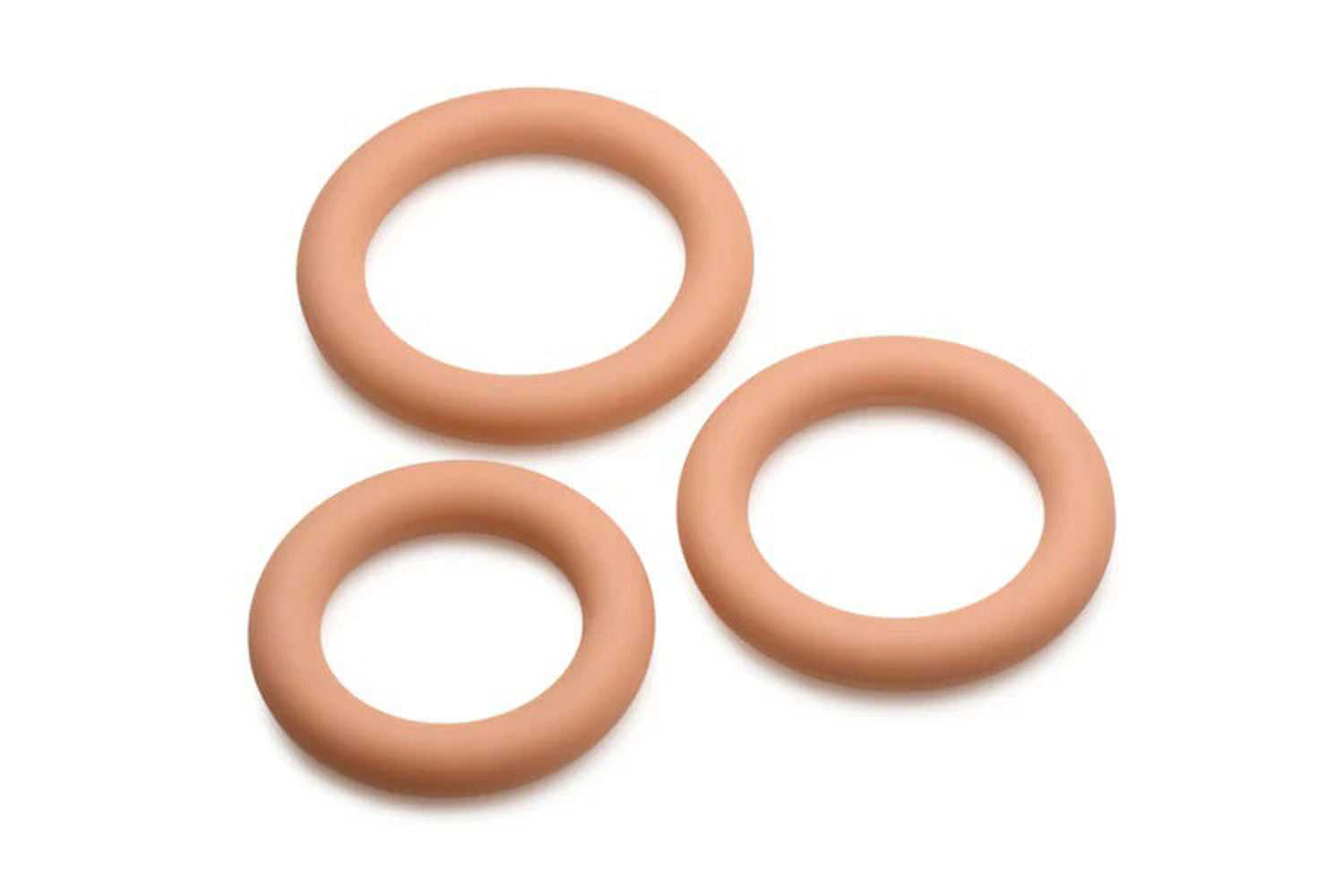 Jock Silicone Cock Ring Set in - Medium Luxe Ember Essentials