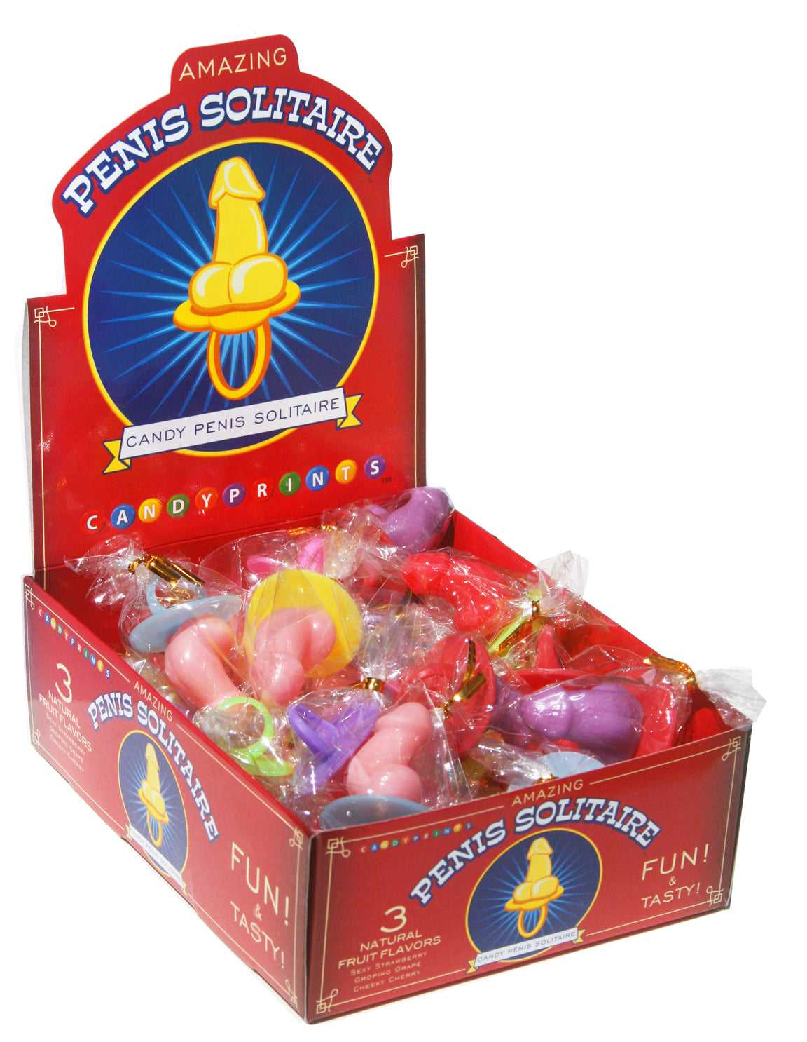 Amazing Penis Solitaire - 30 Piece Display Luxe Ember Essentials